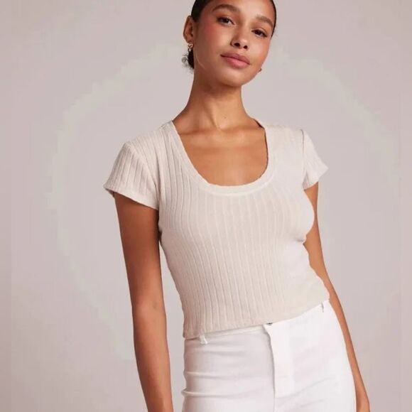 BELLA DAHL Scoopneck Ribbed Top - Picture 1 of 4